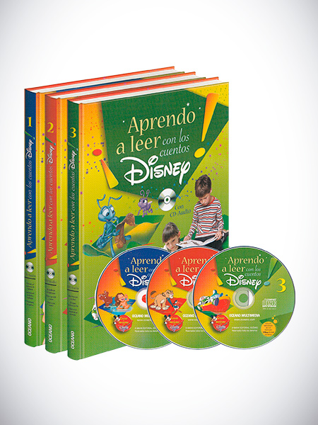 Aprendo a Leer con los Cuentos de Disney 3 Vols con 3 CDs Audio, Más Libros  Tu Tienda Online