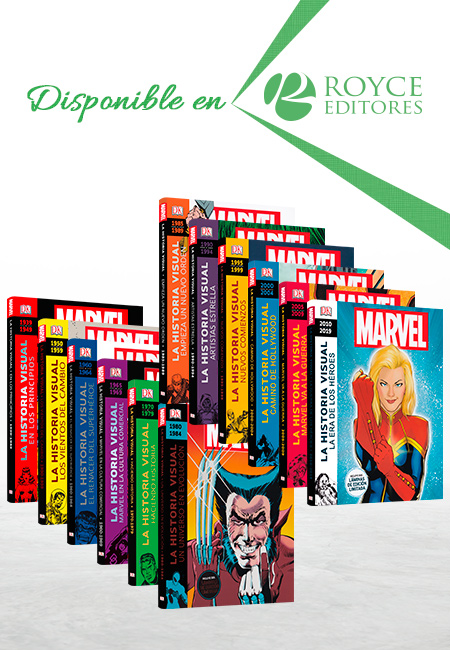 Compra en línea Serie Completa Marvel La Historia Visual 12 Vols