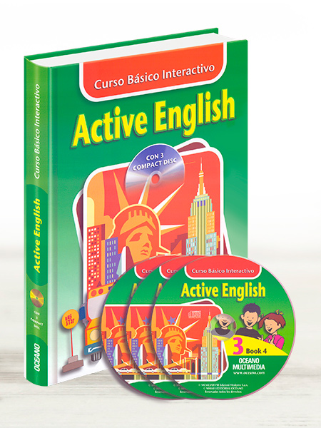 Compra en línea Curso Básico Interactivo Active English con 3 CDs Audio