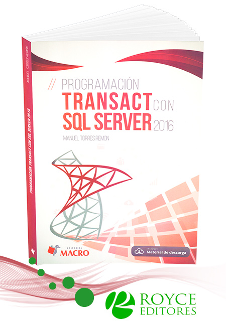 Compra en línea Programación Transact con SQL Server 2016