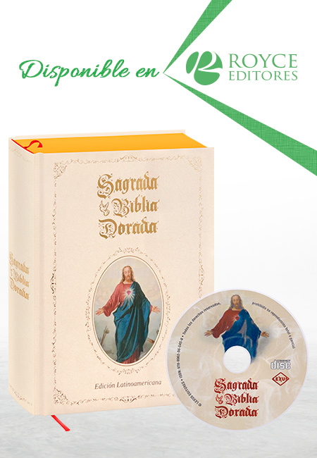 Compra en línea Sagrada Biblia Dorada -Gran Formato- con CD-ROM