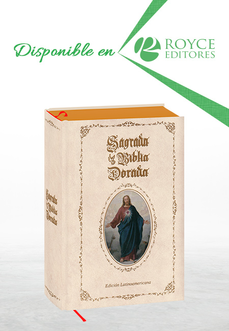 Compra en línea Sagrada Biblia Dorada Mediana