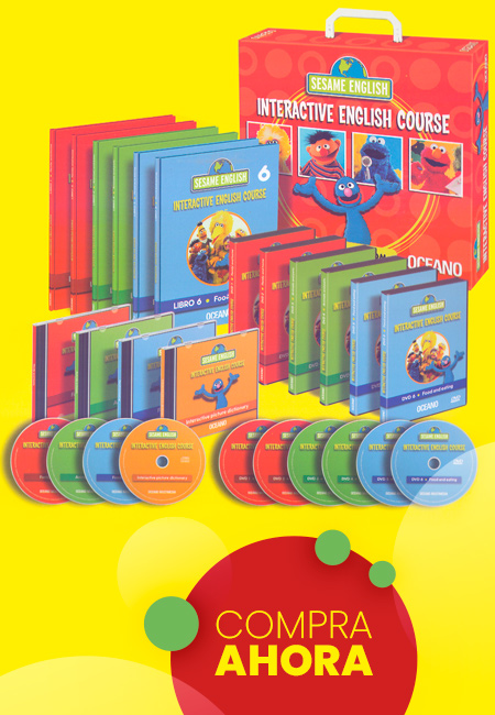 Compra en línea Sesame English Interactive English Course 6 Vols con 6 DVDs