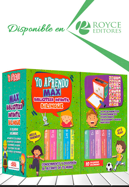 Compra en línea Yo Aprendo Max Biblioteca Infantil Bilingüe